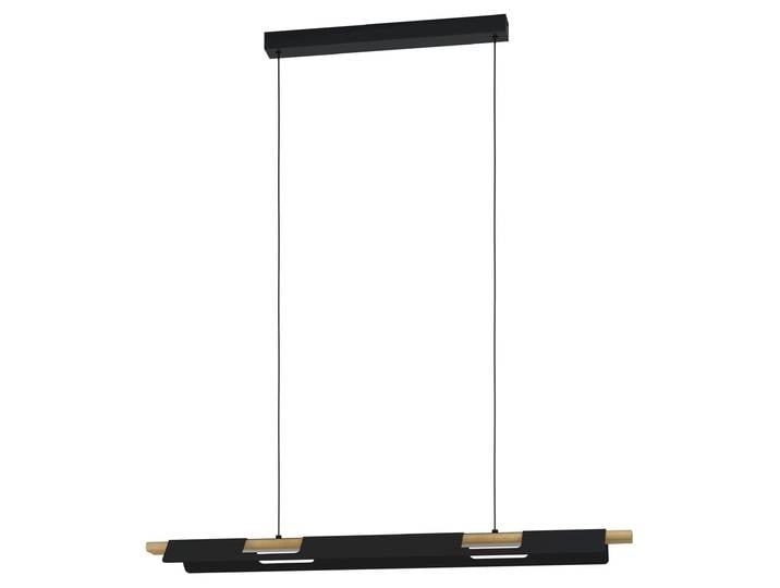 Suspension Eglo Ermua LED Lampe à suspendre noire / bois 31 watts à intensité variable