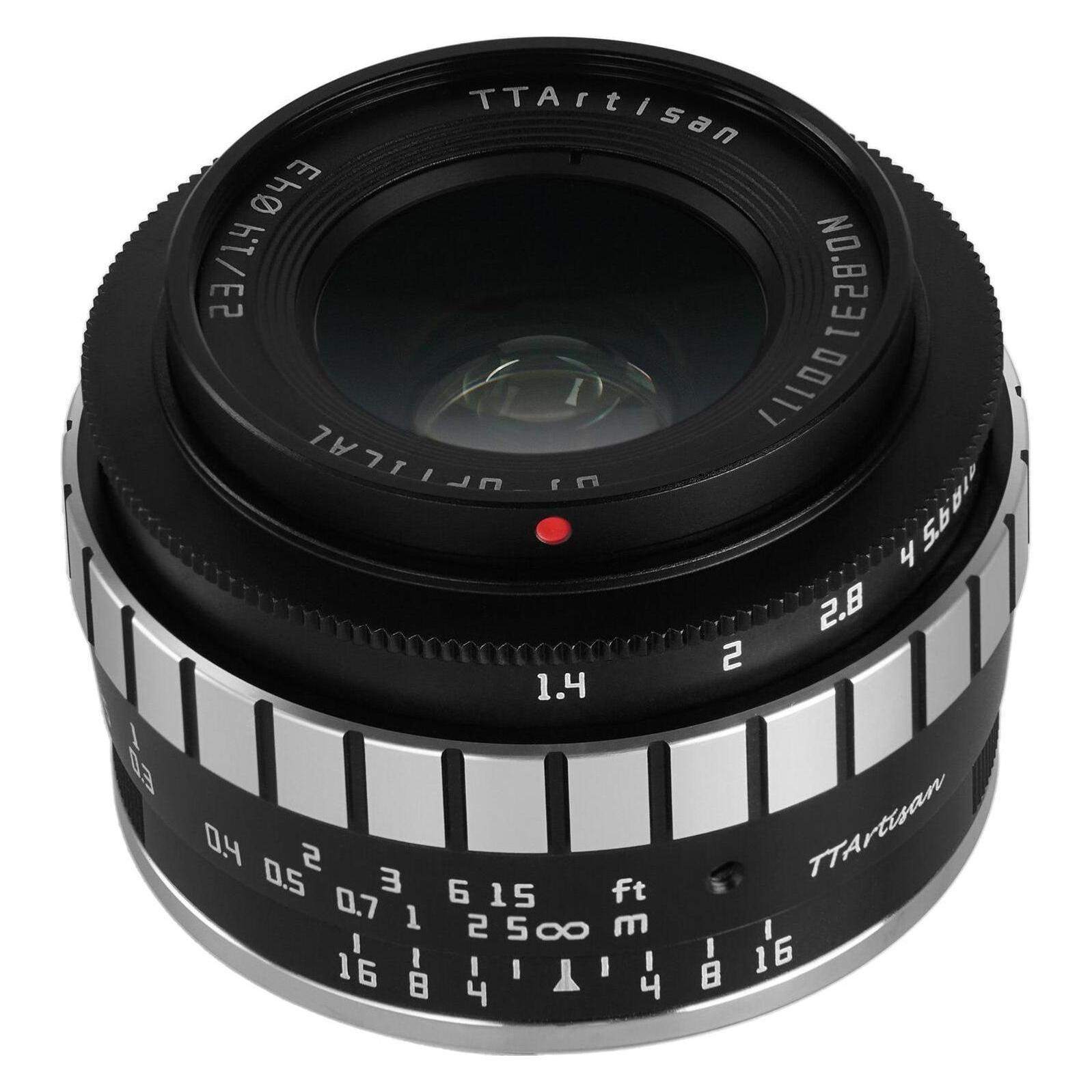 TTArtisan Festbrennweite 23 mm F/1.4 (Micro Four Thirds, APS-C / DX, Micro Four Thirds) (A35BS-M43)