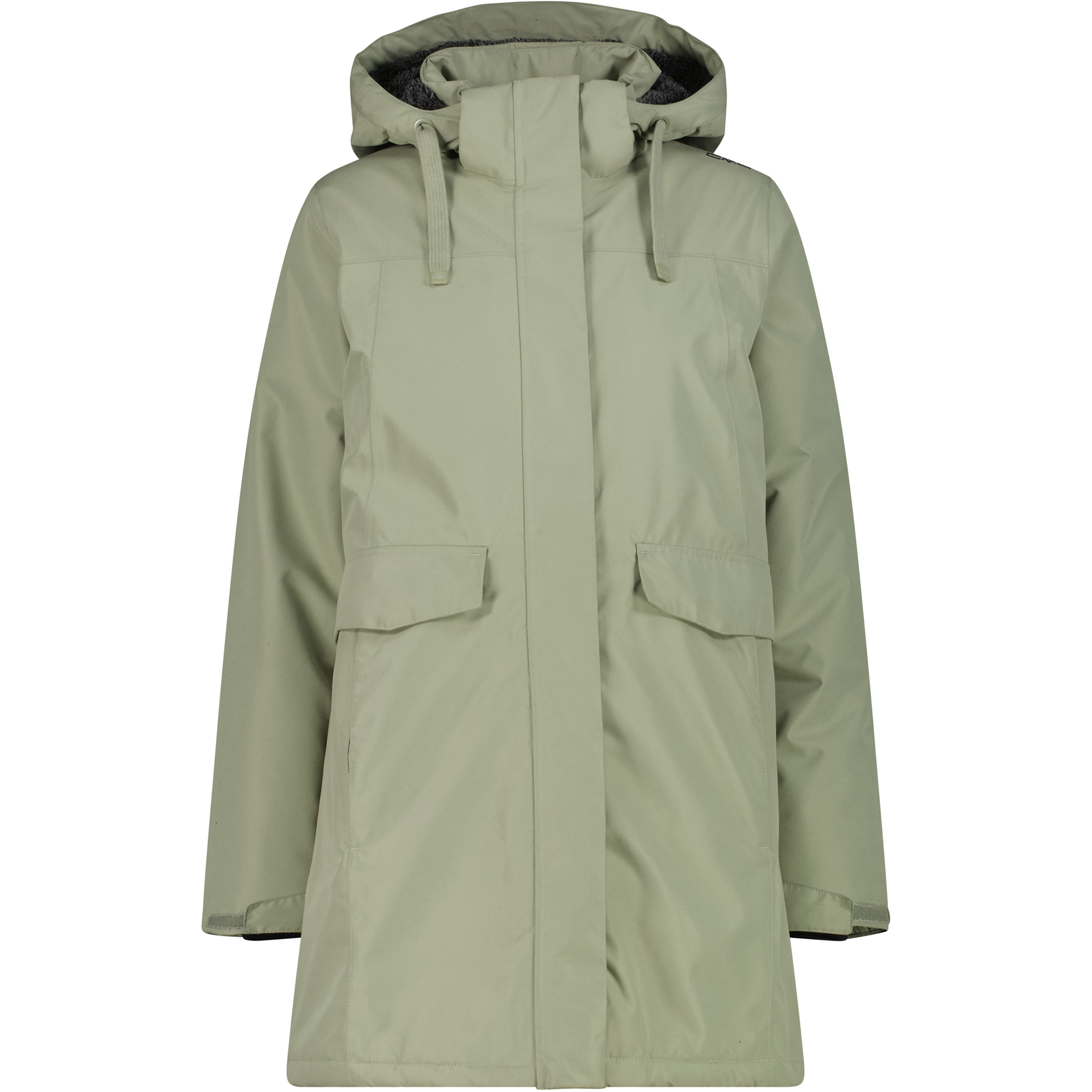 CMP Zip Parka Damen Winterjacke gruen Größe 4XL Lifestyle