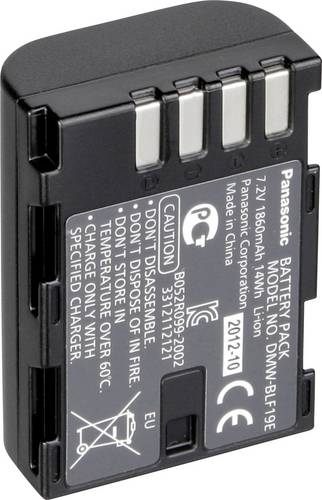 Panasonic Kamera-Akku DMW-BLF19, DMW-BLF19E, DMW-BLF19PP 7.2V 1860 mAh DMWBLF19E