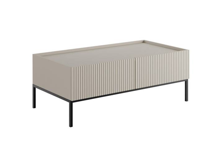Mirjan24 Couchtisch Como 2Sz, Kaschmir, Metall, Rechteckig,Rechteckig, 120x45x62 cm, Wohnzimmer, Wohnzimmertische, Couchtische