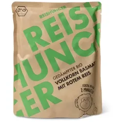 Reishunger Vollkorn Basmati Reis + Roter Reis gedämpft bio