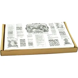 Hostelnovo del Valles Hostelnovo - Fettabweisendes Zeitungspapier Design "Schachlegenden" 30 x 20 cm (500)