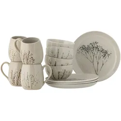 Bloomingville Bea Frühstück Geschirr-Set, 4x3 Teile