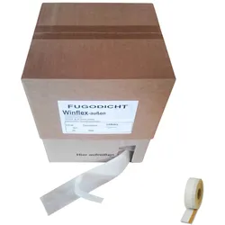 Fensteranschlussband Winflex Außen weiß 100mm x 10m Rolle