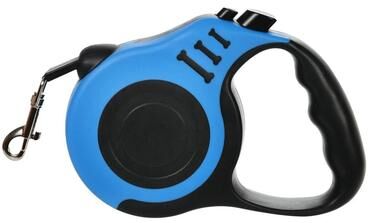 Uplift Essentials Automatic Retractable Dog Leash Lead blue 5 M (16.4 Ft)