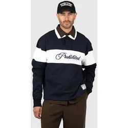 Prohibited Back In The Days Strickpullover deep blue Gr. XL