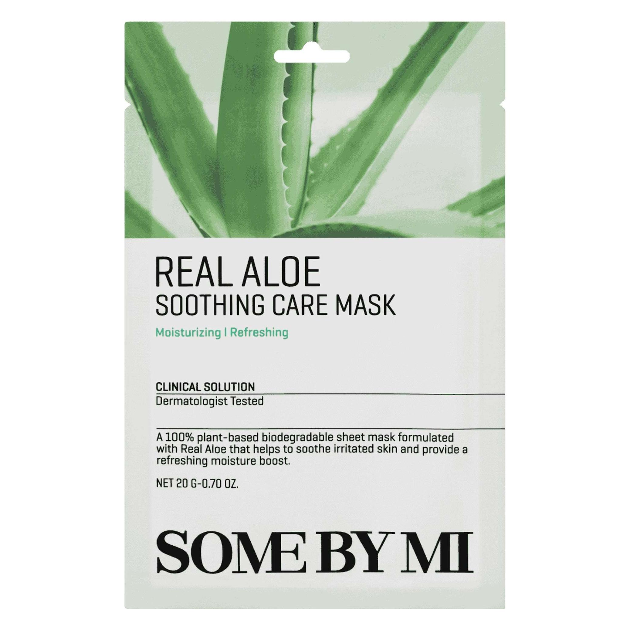 Some By Mi Clinical Solution Aloe Soothing Care Mask - Sheet Mask, 20g (20 g) (8809647391487)
