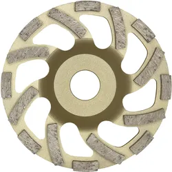 Diewe, Schleifmittel, Diamant Trockenschleifteller New Fan Cup Gold 125 x 22 x 22.23 mm