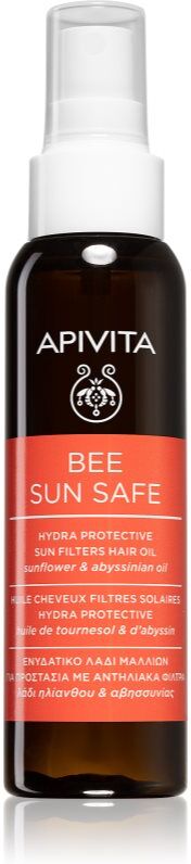 Apivita Bee Sun Safe Hair Oil huile hydratante pour cheveux exposés au soleil 100 ml