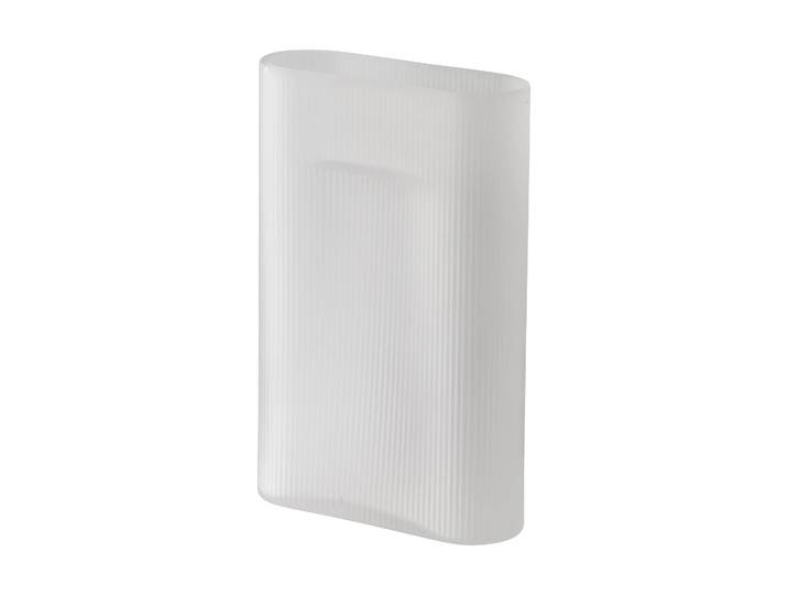 Muuto Vase Ridge vas verre gelé 35 cm White