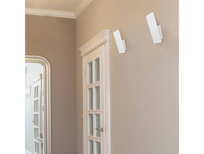 Applique murale Stan 8 x 22 x 8cm Blanc Matériau principal : aluminium LED non-remplaçables