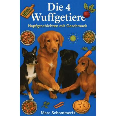 Die 4 Wuffgetiere - Napfgeschichten mit Geschmack, Taschenbuch von Marc Schommertz, Epubli, 978-3-8197-4036-7