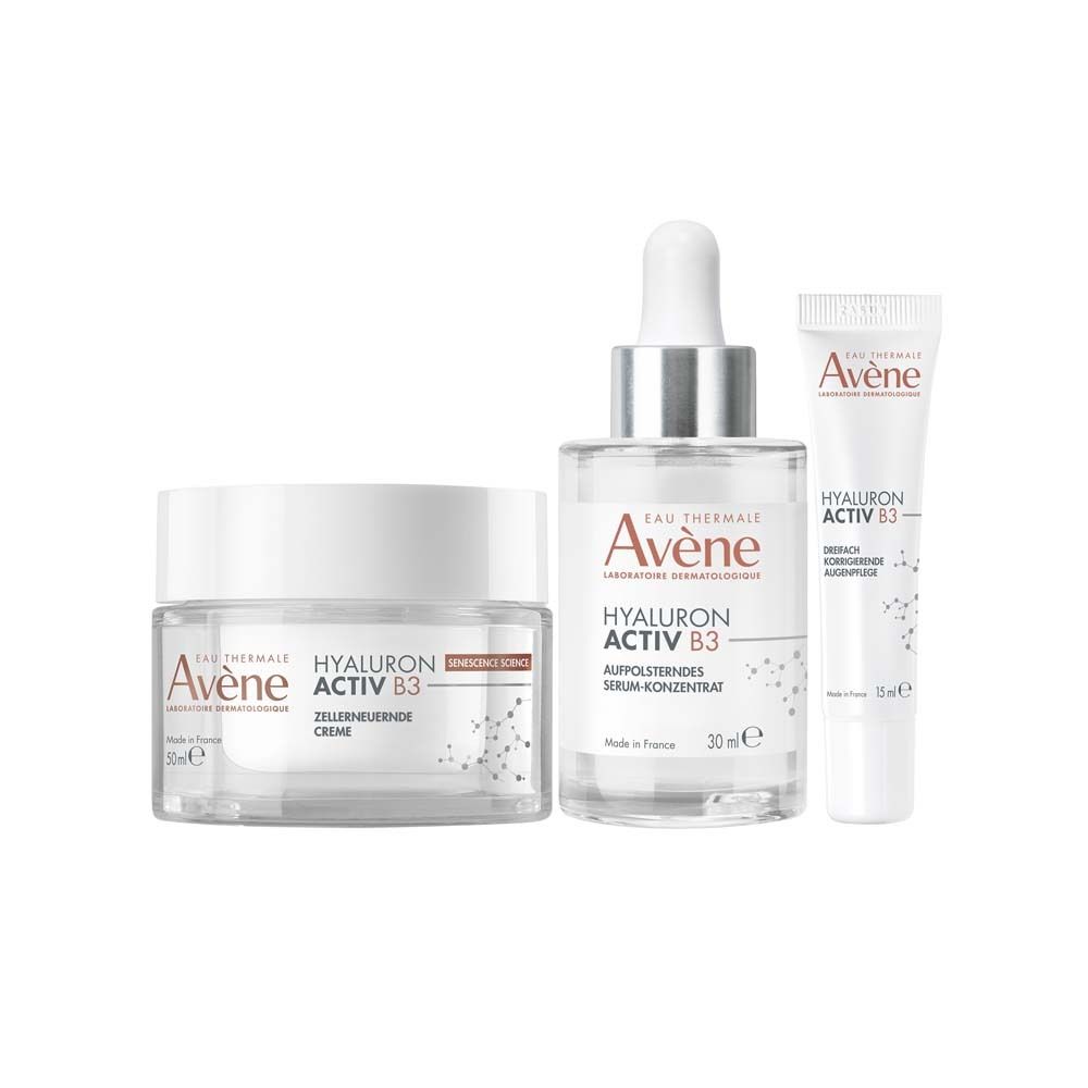 Avène Hyaluron Activ B3 Aufpolsterndes Serum-Konzentrat + dreifach 1 St Kombipackung