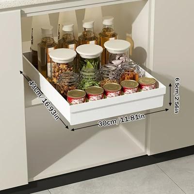 Uplift Essentials No Drill Magic Tray Slide Out Organizer 11.81 In)