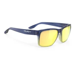 Rudy Project Spinhawk Edge RP Optics Sonnenbrille - STK - Crystal Blue Avio / Apple Green Fade Gloss