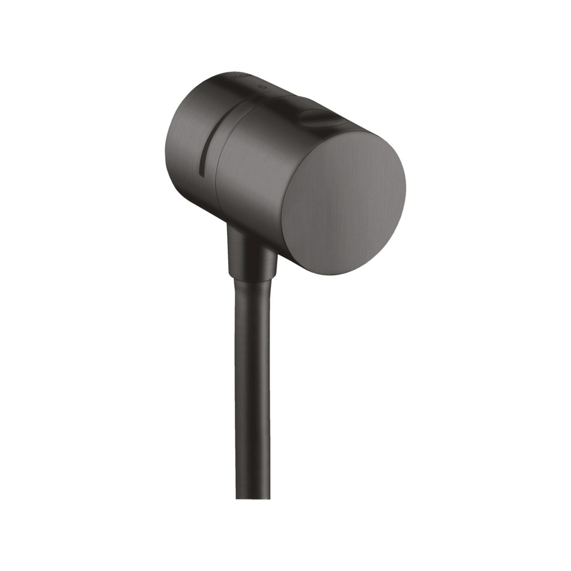 hansgrohe Absperrventil Fixfit Stop AP, brushed black chrome (38882340)