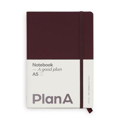 Notizbuch A5 Hardcover Cozy Fig Punktiert, 192 Seiten