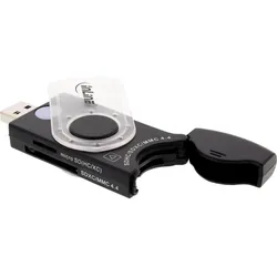 InLine USB 3.0 Mobile Card Reader mit 2 Laufwerken, für SD, SDHC, SDXC, microSD