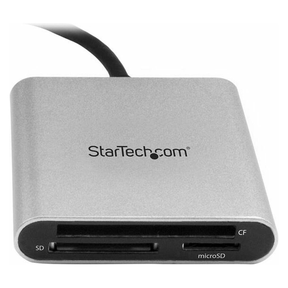 StarTech USB 3.0 Kartenleser mit USB-C - SD, MicroSD, CompactFlash Speicherkartenleser mit USB-C Kabel (USB-C) (FCREADU3C)