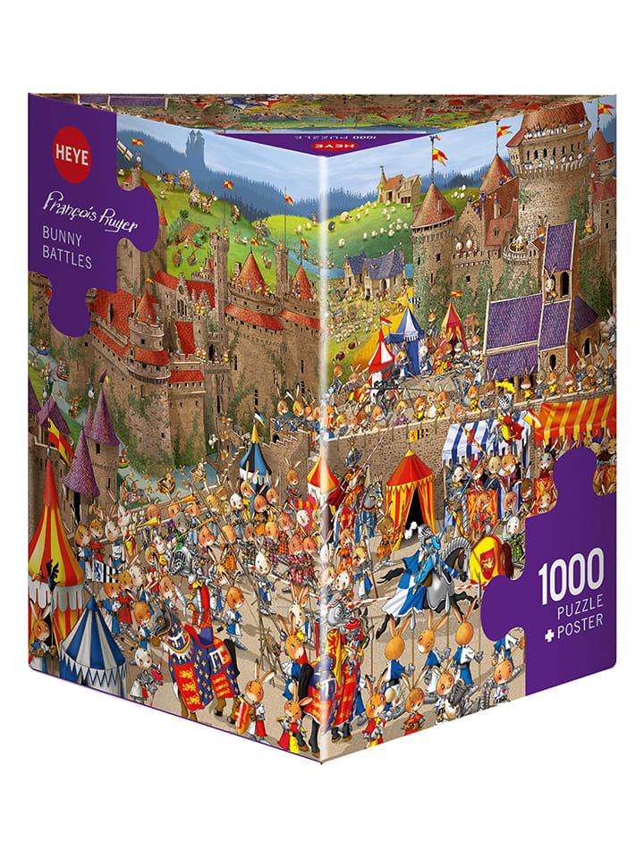 HEYE 1.000tlg. Puzzle "Bunny Battles" - ab 12 Jahren - onesize