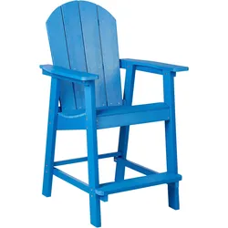 GARTEN-BARSTUHL Blau Adirondack
