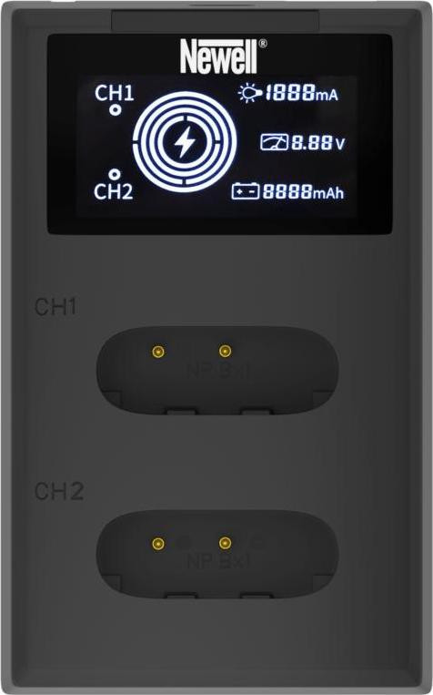 Newell FDL-USB-C dual-kanaals oplader voor Sony NP-BX1 batterijen