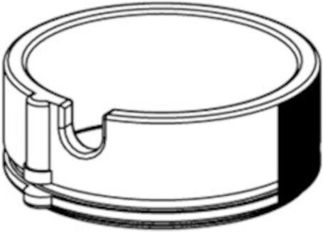Schell Bague d'éblouissement PETIT SC plastique gris (776460099)