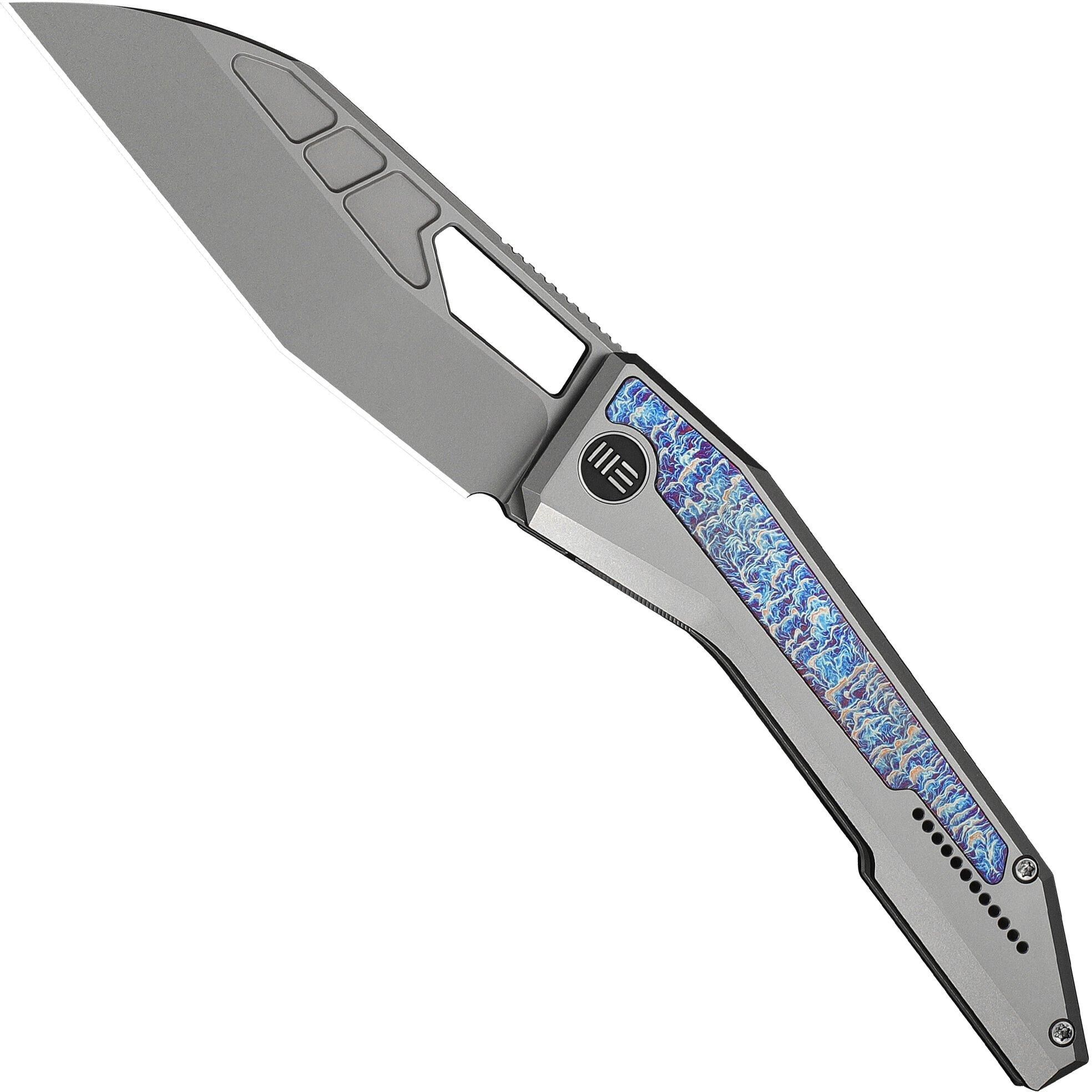 WE Knife Inceptus WE25017-1, Gray Stonewashed M390, Black/White G10 coltello da tasca, Robert Saniscalchi design