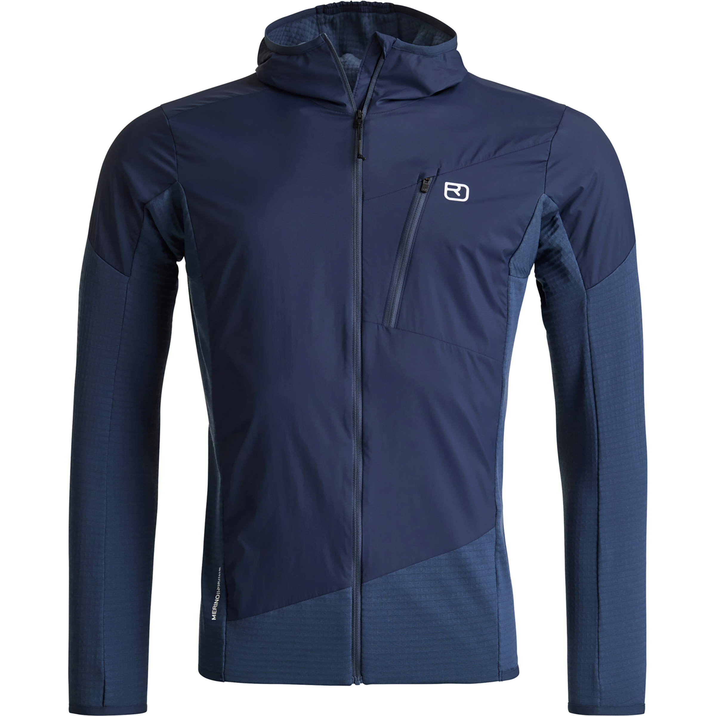 Ortovox Trace Hybrid Herren Isolationsjacke blau Größe XL Bergsteigen Merinowolle