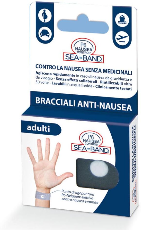 CONSULTEAM Srl P6 Nausea Control Sea-Band Bracciali, 2 Pezzi