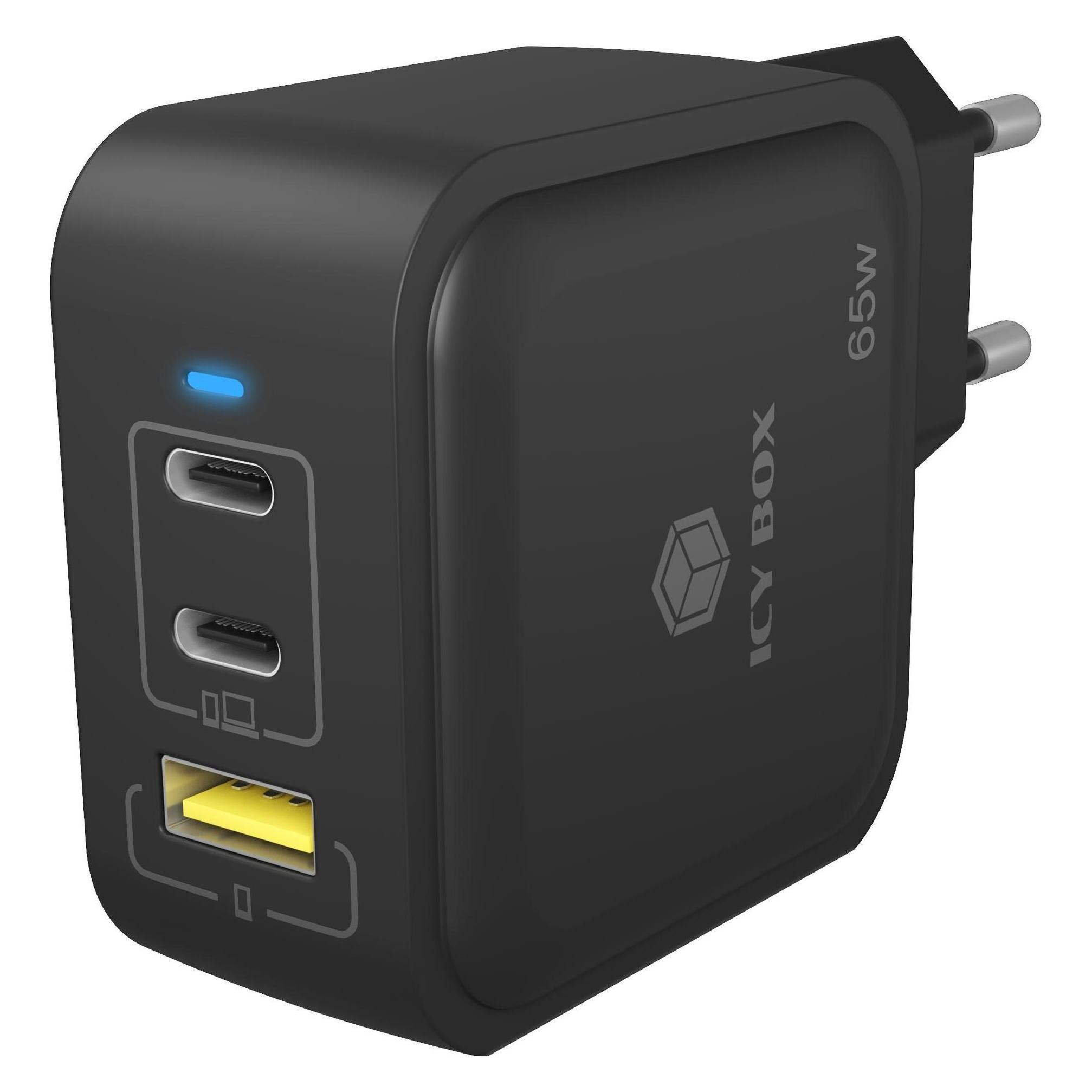 Icy Box IB-PS1030-PD (65 W, 3 Ports) (IB-PS1030-PD)