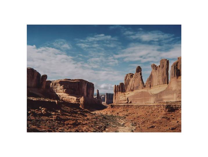 FOTOTAPETE Schlucht Natur Beige 200x140 cm