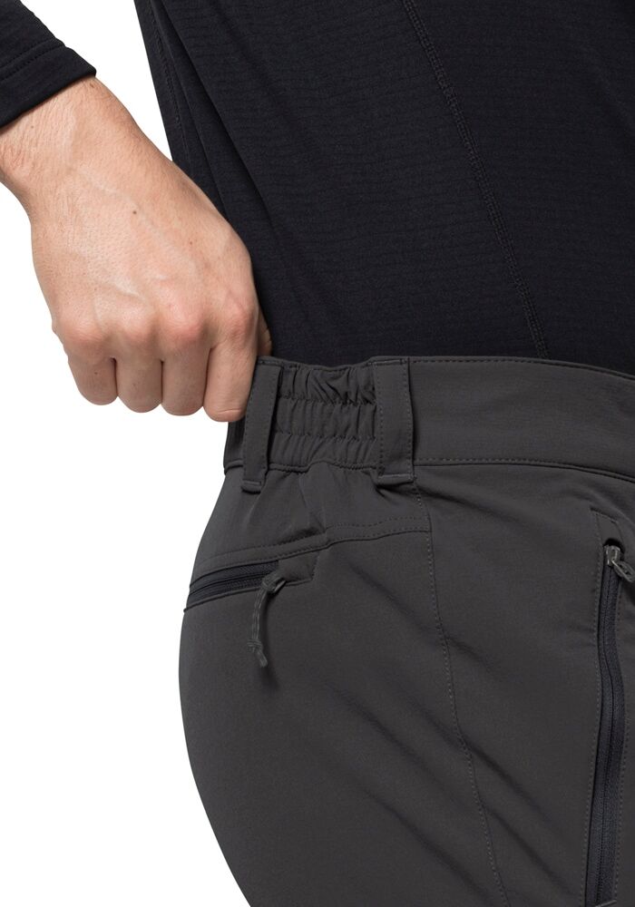 Softshellhose JACK WOLFSKIN "ACTIVATE XT PANTS M", Herren, Gr. 46, Normalgrössen, grau (phantom), Obermaterial: 91% Polyamid, 9% sonstige Fasern, Hosen Softshellhose, Trekkinghose, strapazierfähig, atmungsaktiv und winddicht phantom 46, Normalgrössen