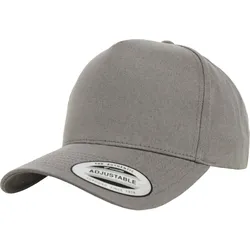 FLEXFIT Unisex 5-Panel Snapback Kappe Klassische Cap 7707 grey one size