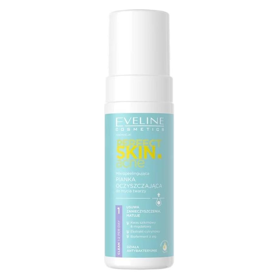 Eveline Perfect Skin.Acne Micro-Peeling Cleansing Foam For Face Cleansing 150Ml (Reinigungsschaum, 150 ml) (5903416039693)