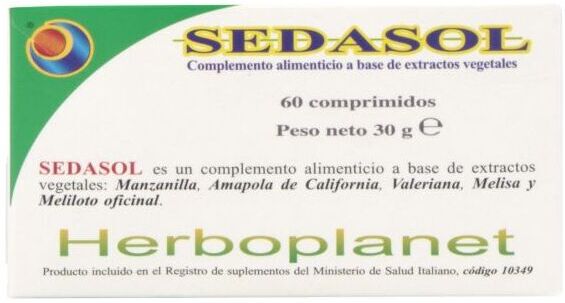 Herboplanet Sedasol 60 Comprimidos