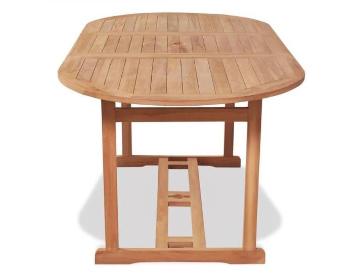 Lisa-Boutique Table de jardin 180x90x75 cm Bois de teck solide AB43030 84399