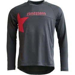 Zimtstern, Herren, Sportshirt, Bulletz Shirt L/S Trikot (L), Schwarz, Grau, L