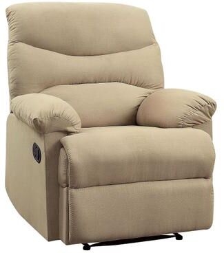 CDecor Ryane Pillow Top Arms Recliner with Tufted Back