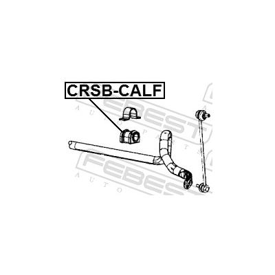 FEBEST Lagerung, Stabilisator CRSB-CALF Vorderachse für Chrysler ALFAROME/Fiat/LANCI