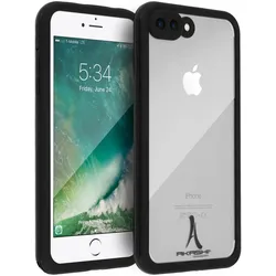 Akashi COQUE WATERPROOF IP68 IPHONE 8/7/6S/6 PLUS (Apple iPhone 6 Plus, Apple iPhone 6s Plus, Apple iPhone 7 Plus, Apple iPhone 8 Plus), Smartphone Hülle, Schwarz