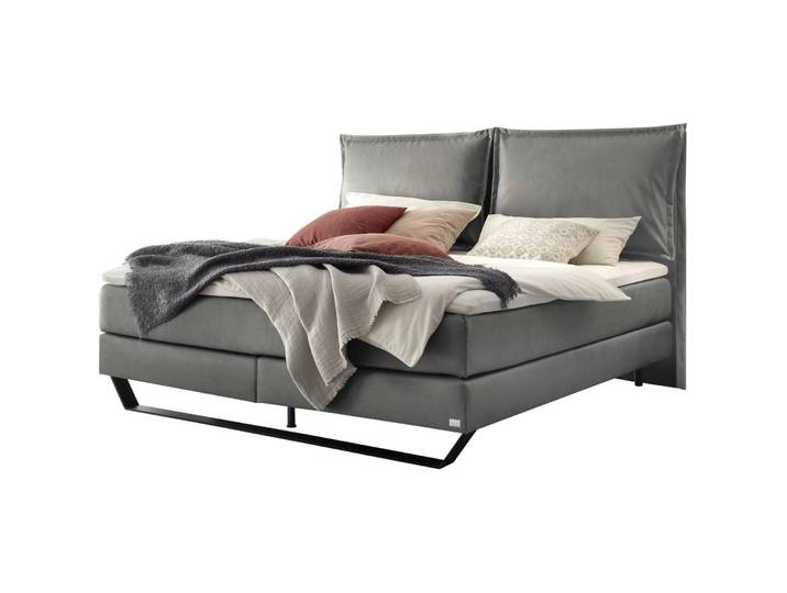 Hasena Boxspringbett Celina Stahl Stoff 140 x 200 cm