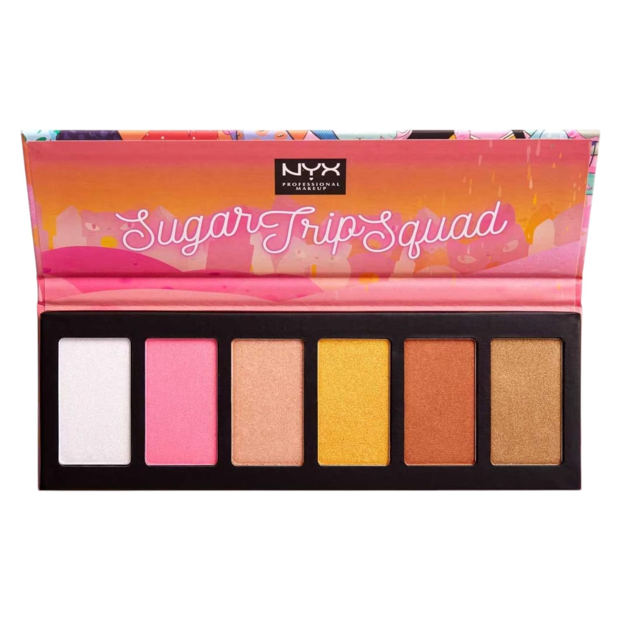 NYX Professional Make-Up NYX Limited Edition Sugar Trip Squad Highlighter Palette 30g (4380870)
