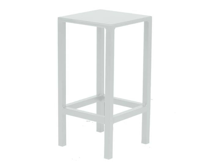 Jan Kurtz Tresenhocker ARIA Gestell Aluminium weiß