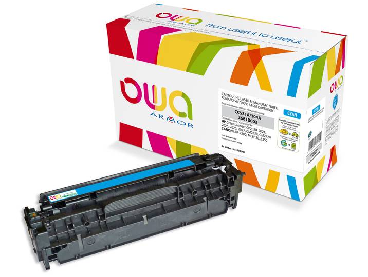 OWA Toner compatible HP 304A CC531A - K15133OW - Cyan