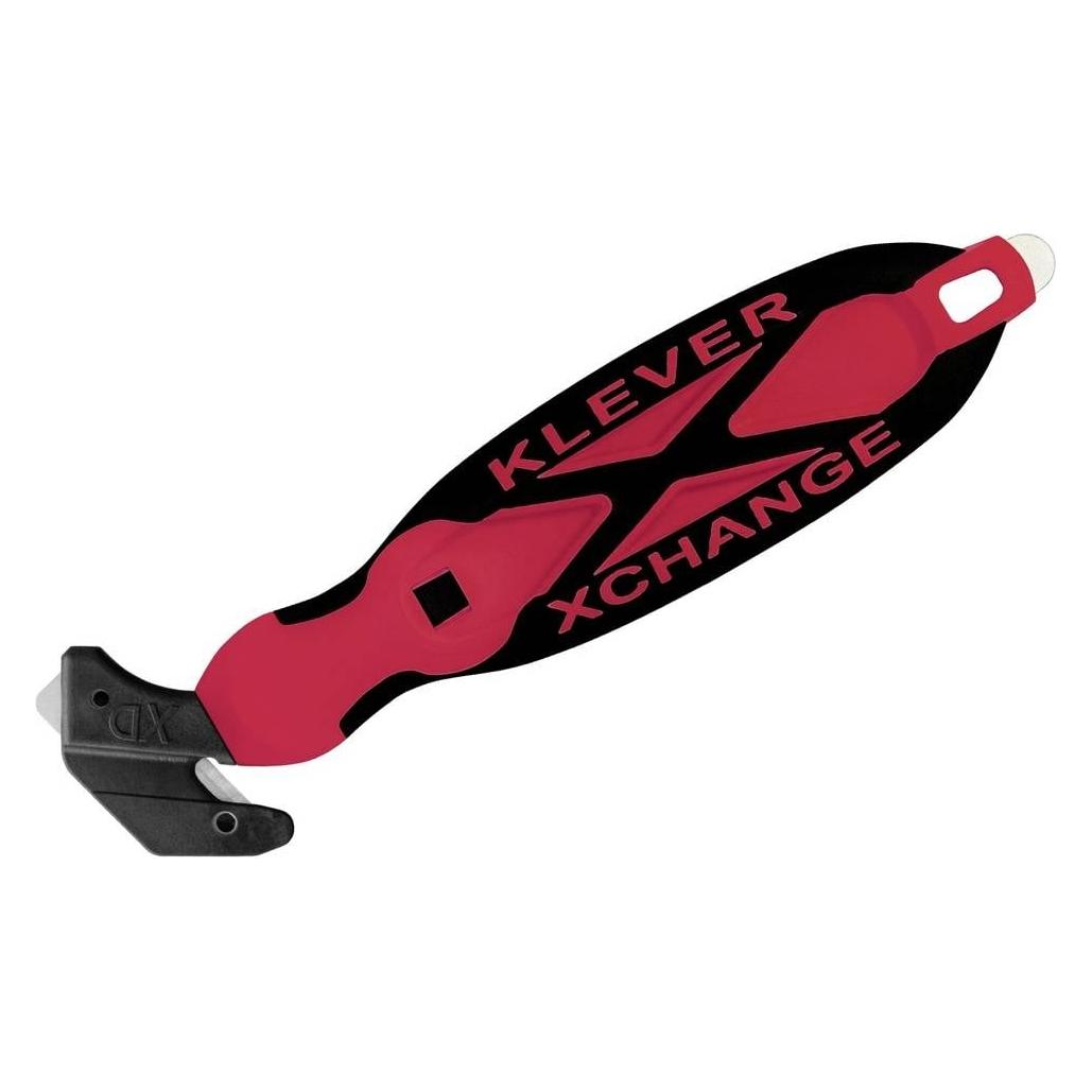 Klever KCJ-XC-65R XChange 65 Sicherheitsmesser Rot-Schwarz, 10 St. (KCJ-XC-65R)