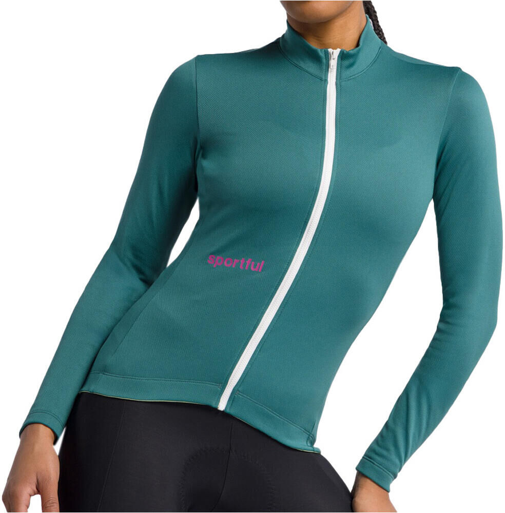 Sportful classic thermal maillot manga larga mujer Gris