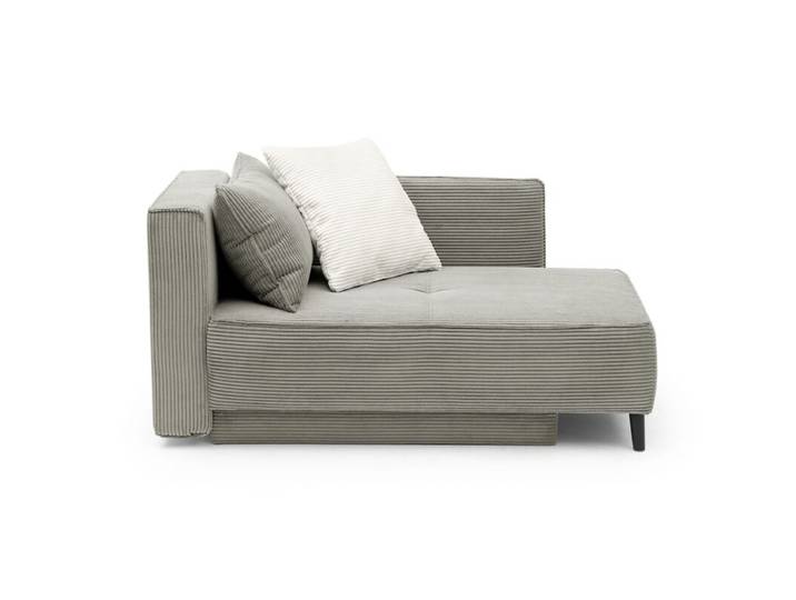 Trendstore Jadyn Recamiere in Cord - inkl. Schlaffunktion und Be