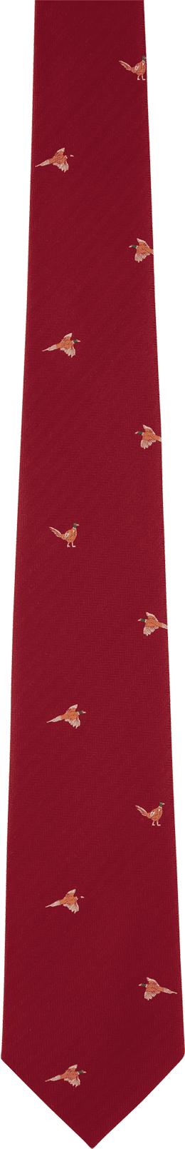 Schöffel Country Ashford Silk Tie - Red - Size O/S - Men